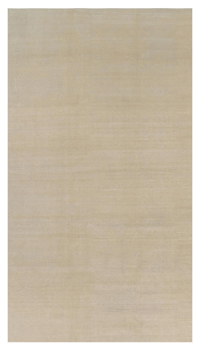 Rug 
Kilim’s Oversized Contemporary Textural Solid Rug in Beige Tones
