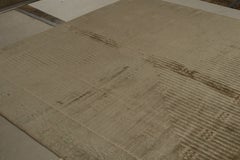 Rug & Kilim’s Austrian Style Art Deco Rug in Brown with Beige Geometric Pattern