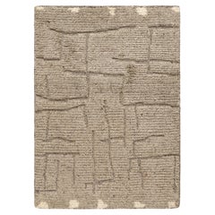 Rug
Kilim’s Textural Rug in Beige-Brown with High-Low Geometric Pattern