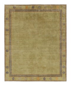 Rug 
Kilim’s Khotan Inspired Rug, Chartreuse with Geometric Patterns