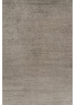 Rug & Kilim’s Oversized Modern Textural Rug in Brown, Gray and Beige Striae