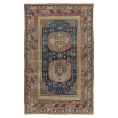 Antique East Turkestan Khotan Wool Rug, 1920–1930 by Rug & Kilim