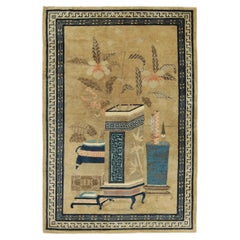 Antique Chinese Peking Wool Rug by Rug & Kilim, Scholar's Table, 1900–1909