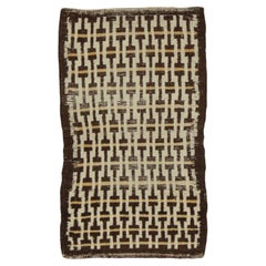Vintage Art Deco Geometric Wool Rug by Rug & Kilim, France, 1950–1959