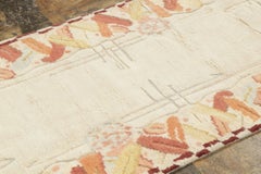 Contemporary French Deco Wool Runner by Rug & Kilim, India
