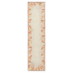 Contemporary French Deco Wool Runner by Rug & Kilim, India