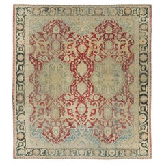 Antique Agra Distressed Wool Rug with Medallions, by Rug & Kilim, 1920-1929