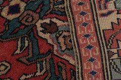 Antique Persian Rug with Medallion & Geometric Floral Patterns, from Rug & Kilim