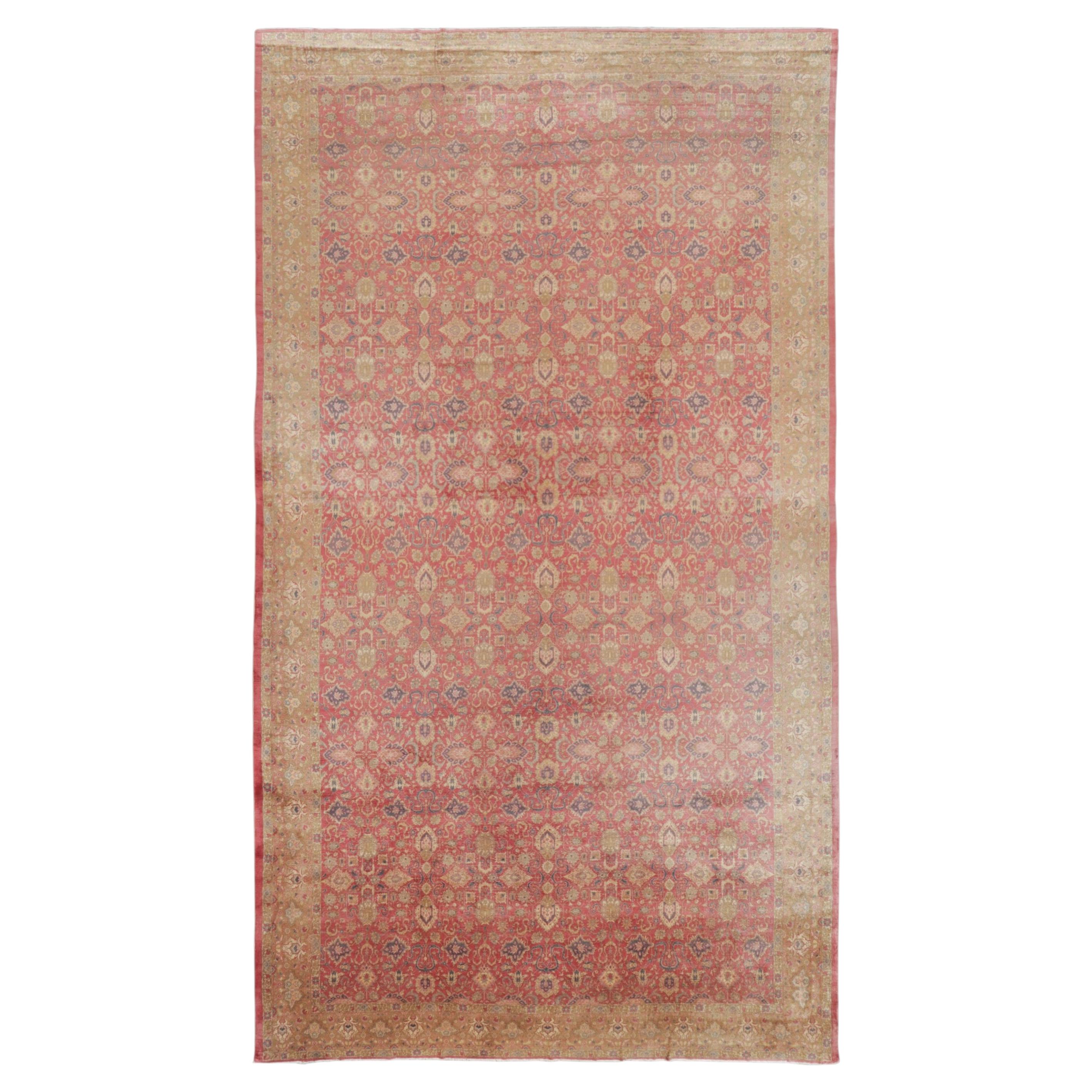 Antique Oversized Turkish Hereke Wool Rug, by Rug & Kilim, 1920-1929