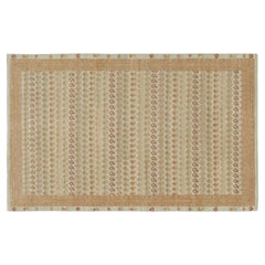 Modern Saraband Style Paisley Wool Rug, by Rug & Kilim, India