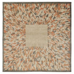 Oversized Contemporary French Art Deco Style Rug Medallion by Rug & Kilim, India