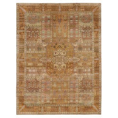 Contemporary Persian Style Garden Wool & Natural Silk Rug by Rug & Kilim