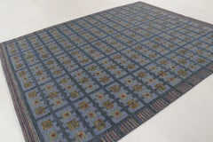 Contemporary Scandinavian Style Geometric Wool Kilim by Rug & Kilim, India