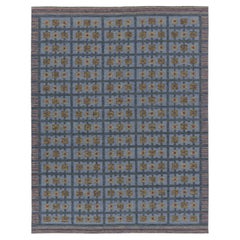 Contemporary Scandinavian Style Geometric Wool Kilim by Rug & Kilim, India