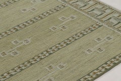 Contemporary Scandinavian Style Custom Geometric Wool Kilim by Rug & Kilim