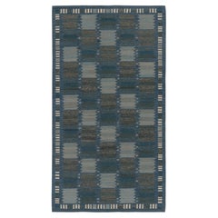 Contemporary Scandinavian Style Wool Kilim by Rug & Kilim, India