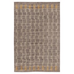 Geometrischer Teppich im zeitgenössischen Art-Déco-Stil von Rug & Kilim, Indien