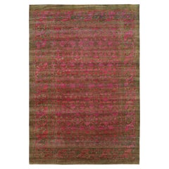 Contemporary Oversized Agra Style Floral Wool Rug by Rug & Kilim, India