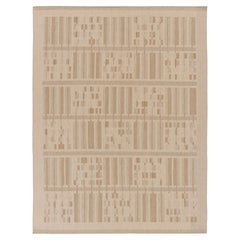 Contemporary Art Deco Style Geometric Wool Kilim by Rug & Kilim, India
