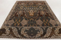 Tapis contemporain en laine à motifs floraux de style Bidjar, par Rug & Kilim, Inde