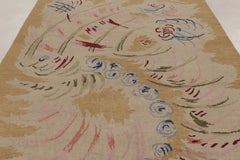 Contemporary French Art Deco Style Polychromatic Wool Rug, by Rug & Kilim, India