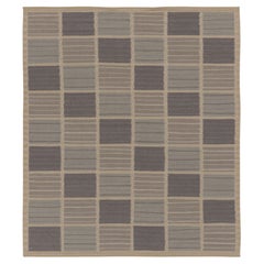 Tappeto in lana dallo stile geometrico scandinavo contemporaneo, di Rug & Kilim, India