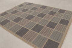 Tappeto in lana dallo stile geometrico scandinavo contemporaneo, di Rug & Kilim, India
