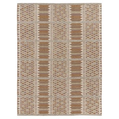 Contemporary Oversized Scandinavian Style Custom Flatweave by Rug & Kilim, India