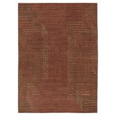 Contemporary French Art Deco Style Geometric Wool Rug, by Rug & Kilim, India