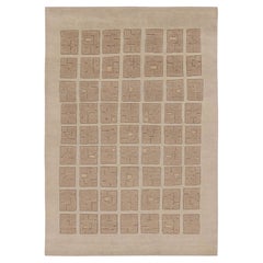 Contemporary French Art Deco Style Geometric Wool Rug, by Rug & Kilim, India