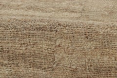 Kilim persa vintage de Mazandaran de gran tamaño con diseño a rayas en tono topo - Alfombras y kilims