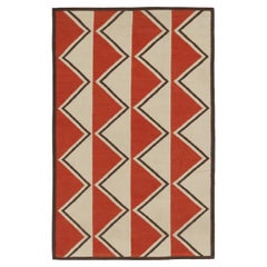 Contemporary Scandinavian Style Flatweave Wool Rug, by Rug & Kilim, India