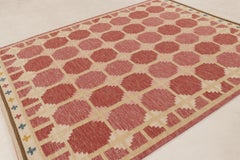 Contemporary Scandinavian Style Geometric Wool Rug, by Rug & Kilim, India