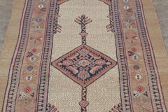 Antique Sarab Extra-Long Runner with Geometric Medallions - Rug & Kilim
