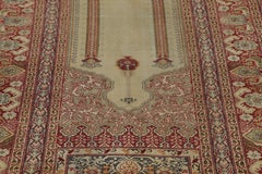 Tapis de prière turc d'Anatolie d'époque, avec motif mihrab multicolore - Tapis et kilims