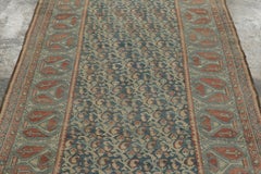 Antique Bibikabad Rug with Allover Boteh and Geometric Borders - Rug & Kilim