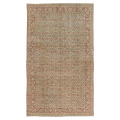 Antique Tabriz Rug with Dense Herati Design in Soft Tones - Rug & Kilim