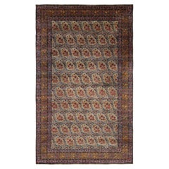 Antique Kerman Rug with Polychromatic Floral Patterns by Rug & Kilim