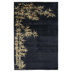 Moderner Bambus-Wollteppich im chinesischen Art-Déco-Stil von Rug & Kilim