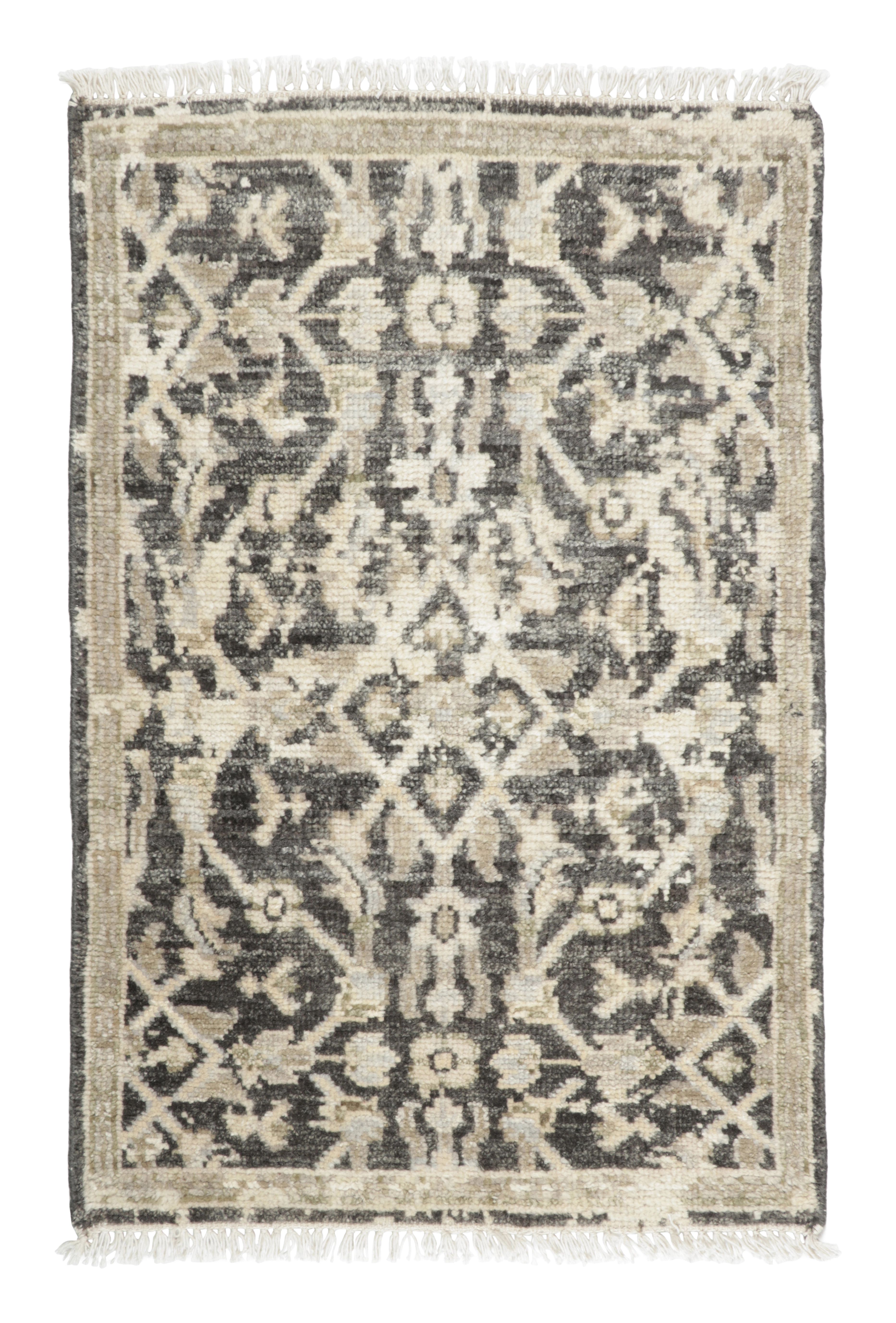 Alfombra de lana «Modern Classics Geometric» en tamaño regalo, de Rug & Kilim, India