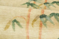 Contemporary Chinese Deco Style Wool Runner by Rug & Kilim, India