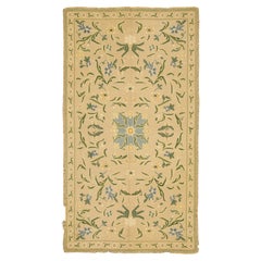 Vintage Portuguese Needlepoint Wool Rug with Medallion by Rug & Kilim, 1950-1959
