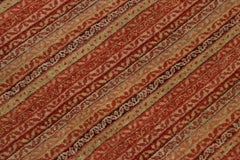 Antique Senneh Rug in Red and Gold Moharamati Design - Rug & Kilim