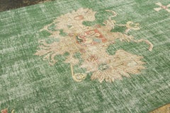 Vintage Turkish Pictorial Eagle Rug in Emerald Green - Rug & Kilim, 1950–1959