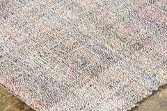 Tappeto vintage in lana Chaput Kilim con strisce in rilievo, di Rug & Kilim, 1950-1959