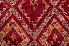 Vintage Moroccan Berber Shag Wool Rug with Diamond Grid by Rug & Kilim 1950-1959