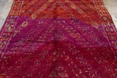 Vintage Moroccan Shag Wool Rug with Chevron Design by Rug & Kilim, 1950-1959