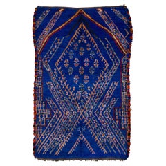 Vintage Moroccan Berber Wool Rug with Diamond Design by Rug & Kilim, 1950-1959