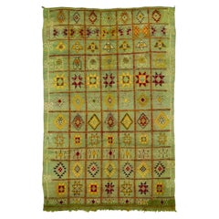 Vintage Moroccan Berber Wool Rug with Grid Design by Rug & Kilim, 1950-1959