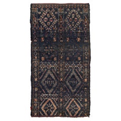 Vintage Moroccan Berber Runner with Diamond Design by Rug & Kilim, 1950-1959